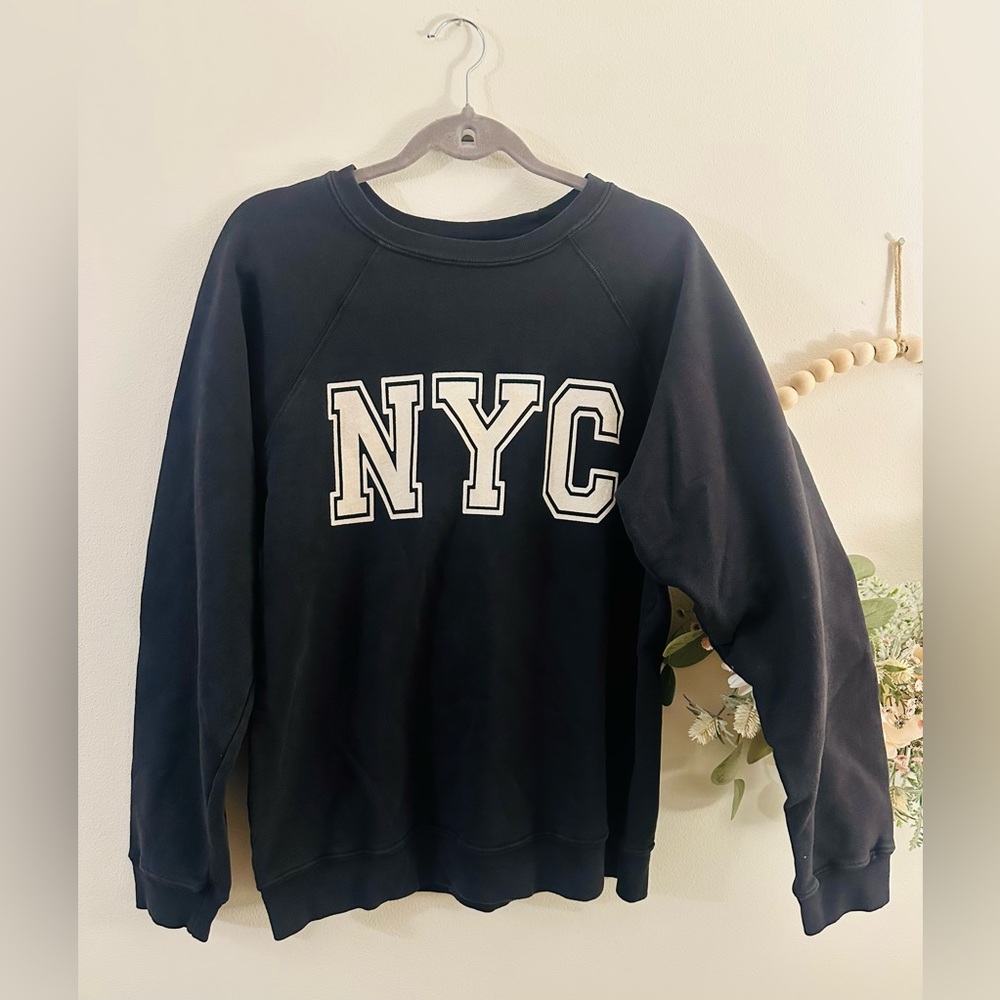NWT retro Brand Black Label NYC Sweatshirt in Vintageblack